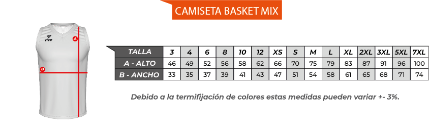 01. CAMISETA BASKET MIX