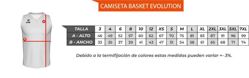 03. CAMISETA BASKET EVOLUTION 25-26 NARANJA