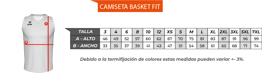 02. CAMISETA BASKET FIT