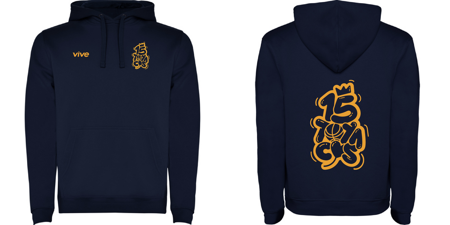 21. SUDADERA ALGODON 15 ANIVERSARIO COLOR MARINO