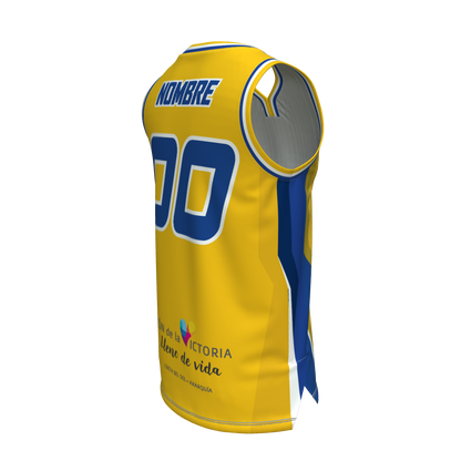 16. CAMISETA BASKET EVOLUTION AMARILLA SUB 22 MASCULINO (Espefrío)