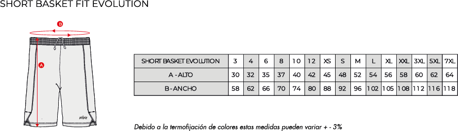 02. SHORT BASKET EVOLUTION - AZUL