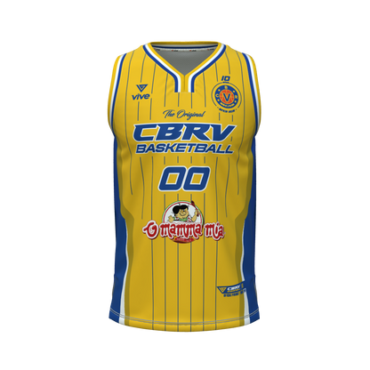 12. CAMISETA BASKET EVOLUTION AMARILLA +35 MASCULINO (Omamma mía)