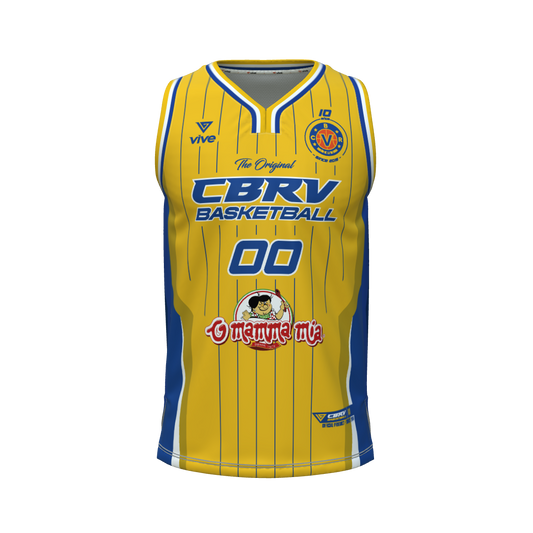 12. CAMISETA BASKET EVOLUTION AMARILLA +35 MASCULINO (Omamma mía)