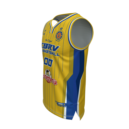 12. CAMISETA BASKET EVOLUTION AMARILLA +35 MASCULINO (Omamma mía)