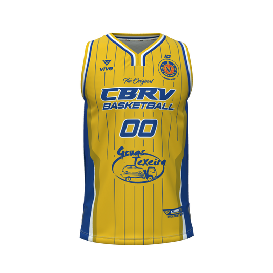 18. CAMISETA BASKET EVOLUTION AMARILLA JUNIOR FEM (Grúas Texeira)
