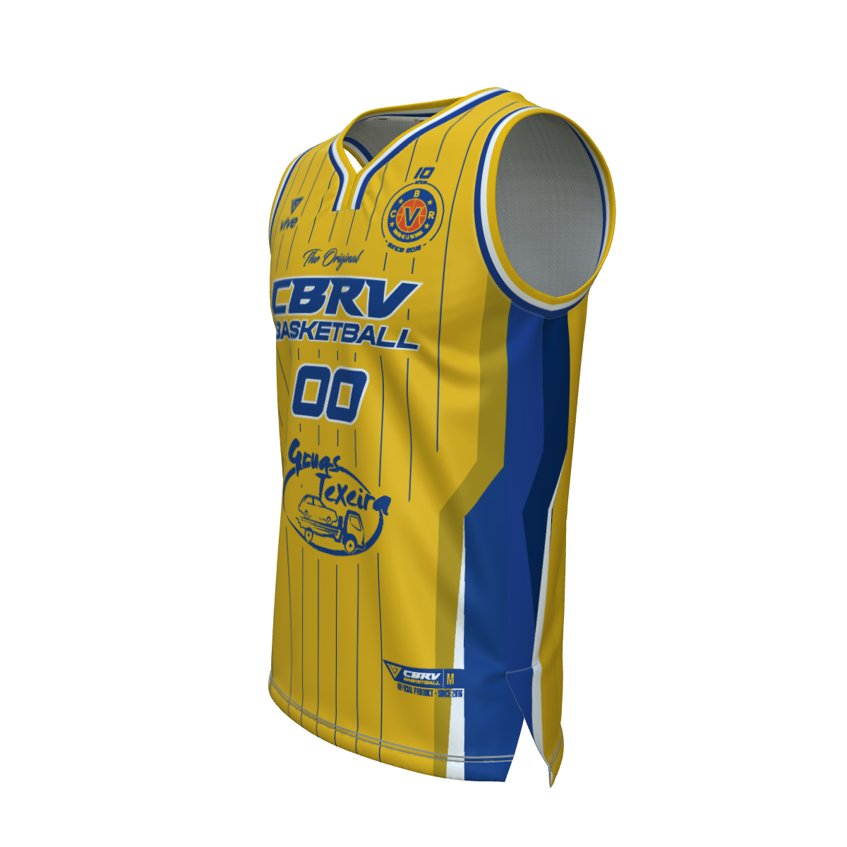 18. CAMISETA BASKET EVOLUTION AMARILLA JUNIOR FEM (Grúas Texeira)