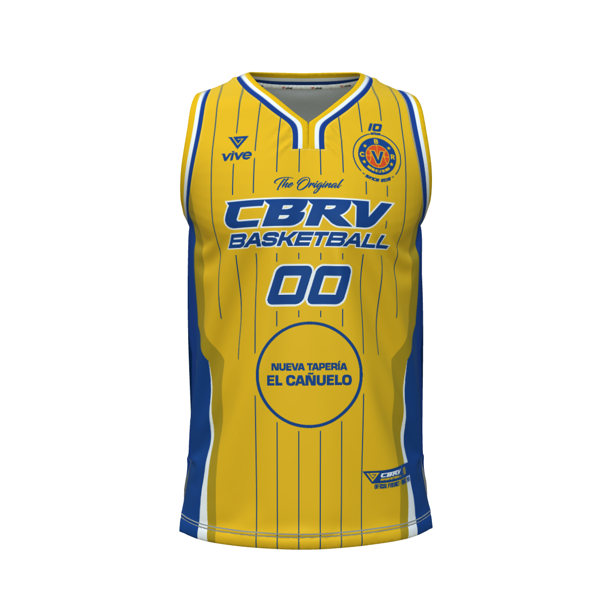 07. CAMISETA BASKET EVOLUTION AMARILLA SUB 22 MASC (El Cañuelo)