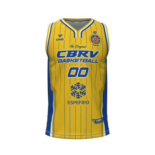16. CAMISETA BASKET EVOLUTION AMARILLA SUB 22 MASCULINO (Espefrío)