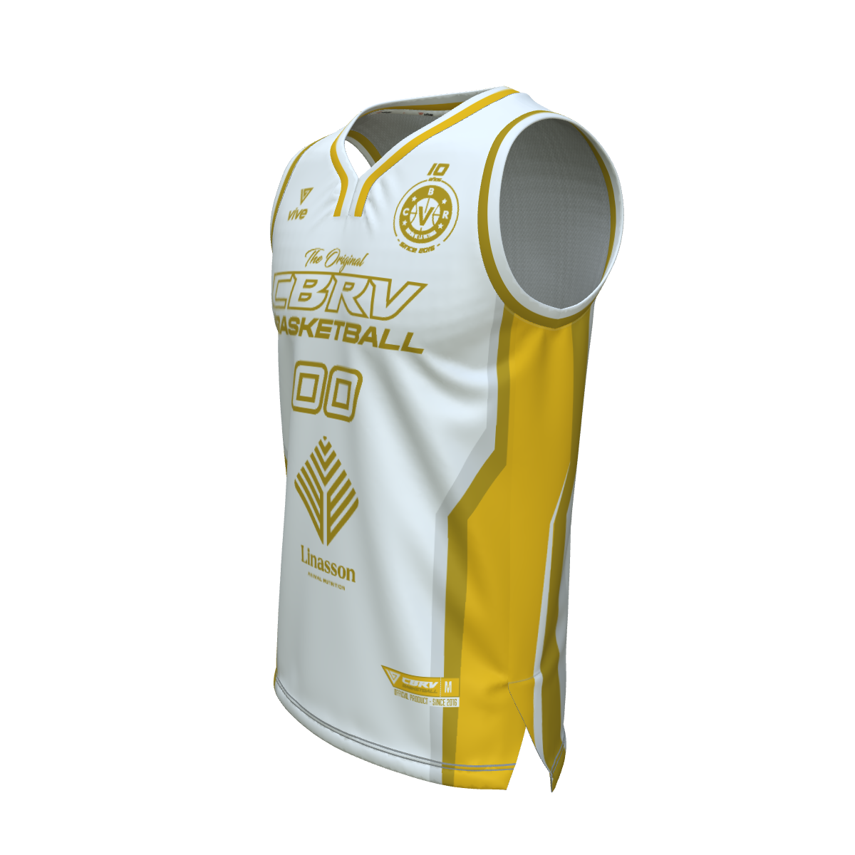04. CAMISETA BASKET EVOLUTION BLANCA +35 FEMENINO ( Linasson)