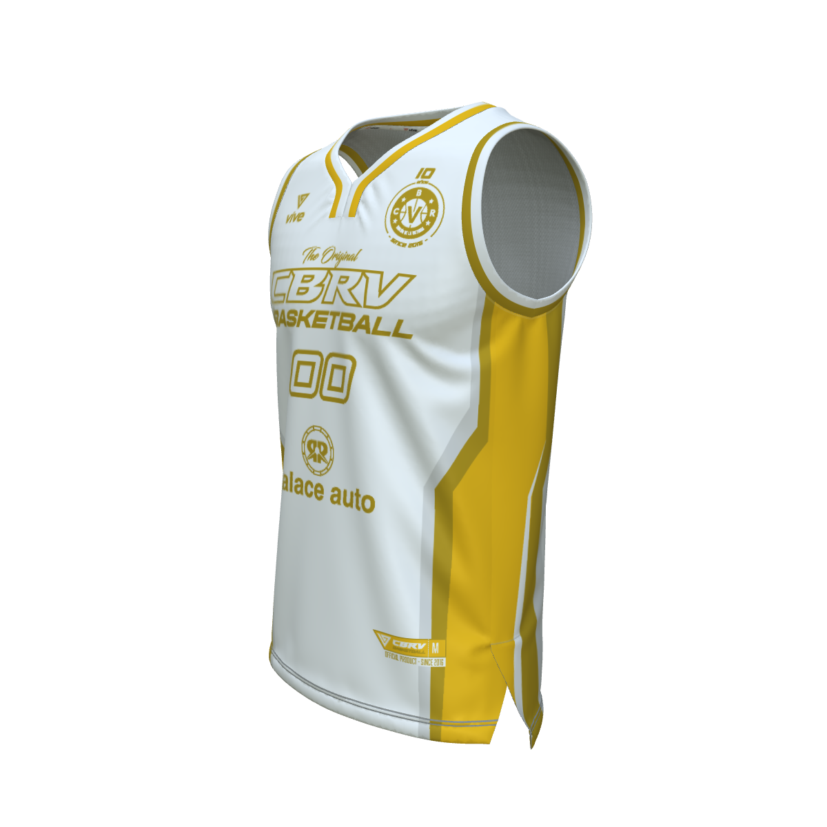 11. CAMISETA BASKET EVOLUTION BLANCA JUNIOR MASC 09_10 (Palace Auto)