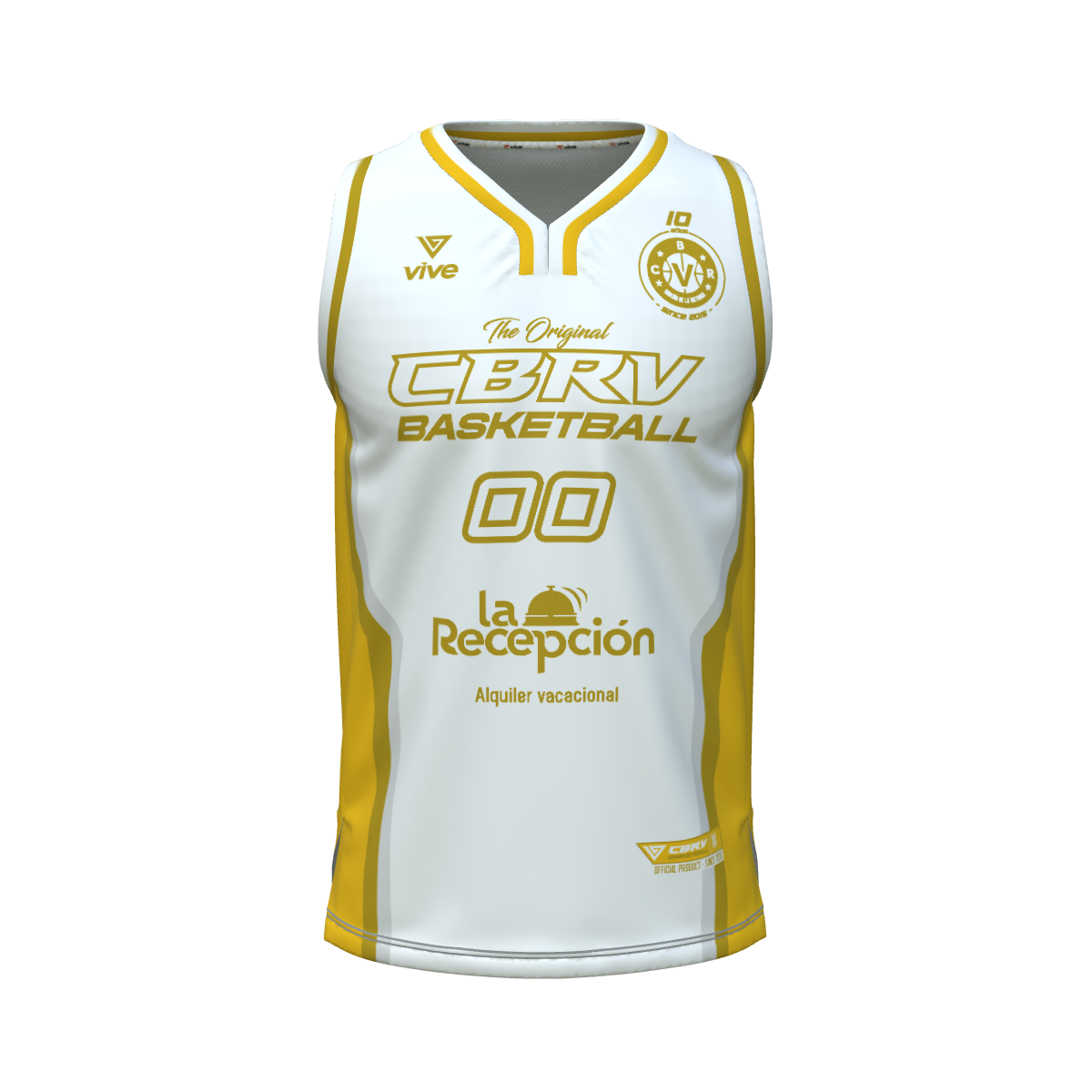 21. CAMISETA BASKET EVOLUTION BLANCA  MINI FEMENINO SENIOR MASCULINO PITÁGORAS AXQ (La Recepción)