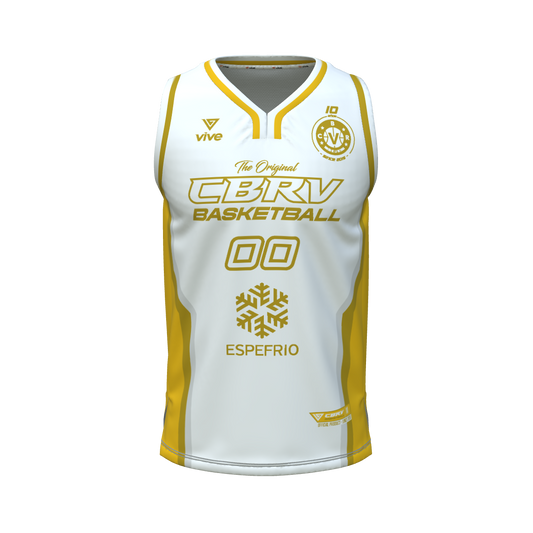 17. CAMISETA BASKET EVOLUTION BLANCA SUB 22 MASCULINO (Espefrío)