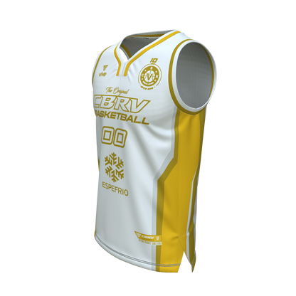 17. CAMISETA BASKET EVOLUTION BLANCA SUB 22 MASCULINO (Espefrío)