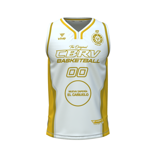08. CAMISETA BASKET EVOLUTION BLANCA SUB 22 MASC (El Cañuelo)