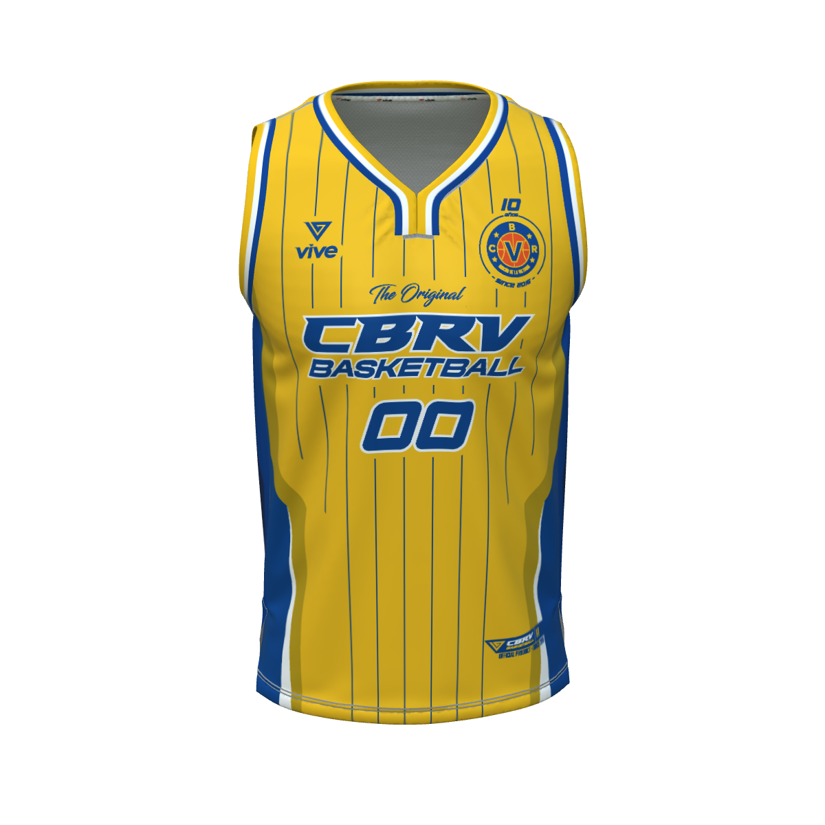 22. CAMISETA BASKET EVOLUTION AMARILLA SIN PATROCINADOR