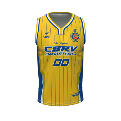 22. CAMISETA BASKET EVOLUTION AMARILLA SIN PATROCINADOR