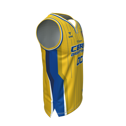 22. CAMISETA BASKET EVOLUTION AMARILLA SIN PATROCINADOR