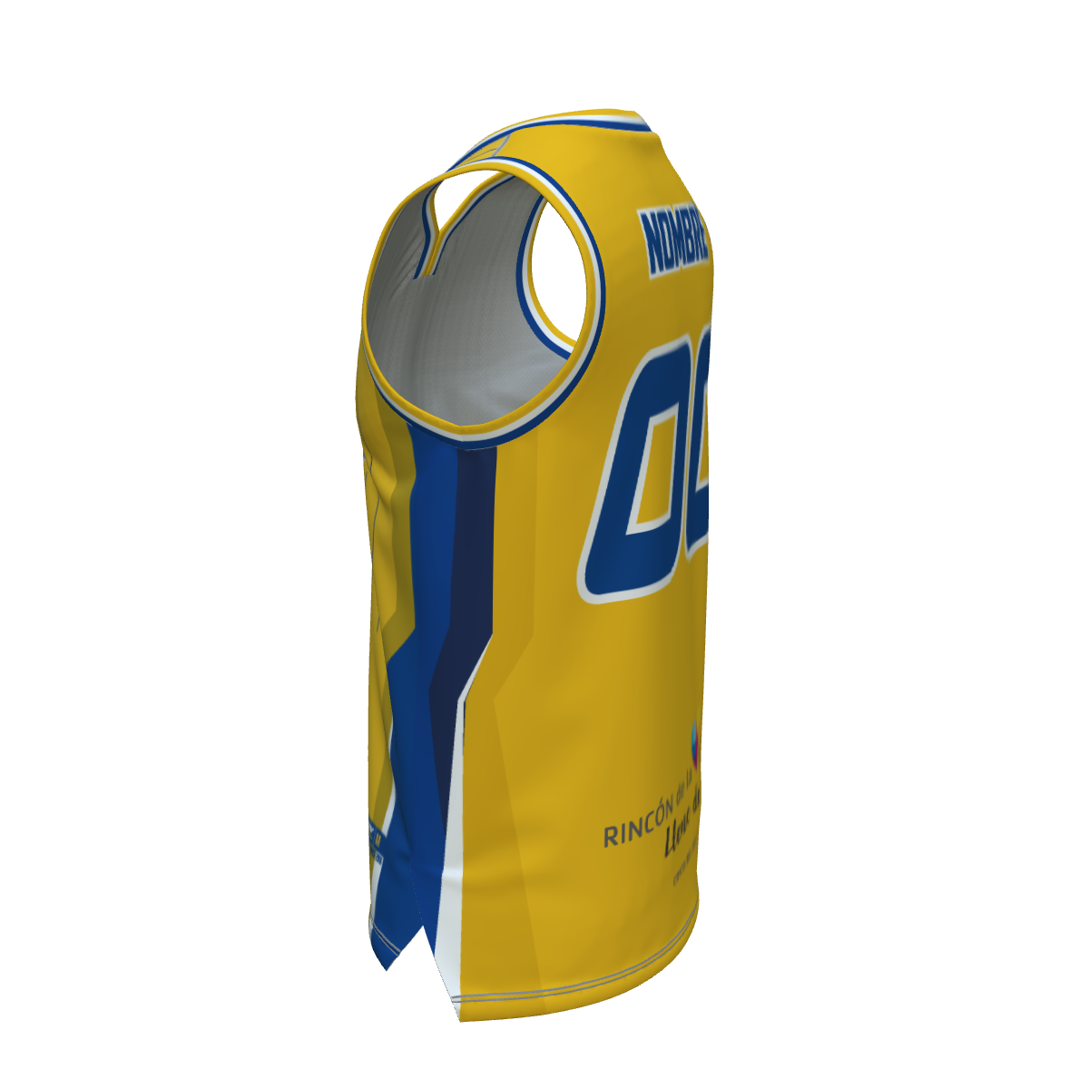 22. CAMISETA BASKET EVOLUTION AMARILLA SIN PATROCINADOR