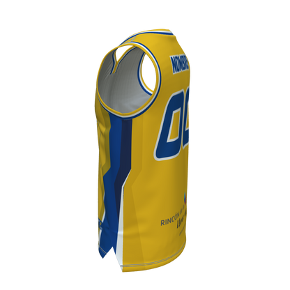 22. CAMISETA BASKET EVOLUTION AMARILLA SIN PATROCINADOR