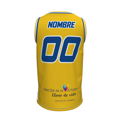 22. CAMISETA BASKET EVOLUTION AMARILLA SIN PATROCINADOR