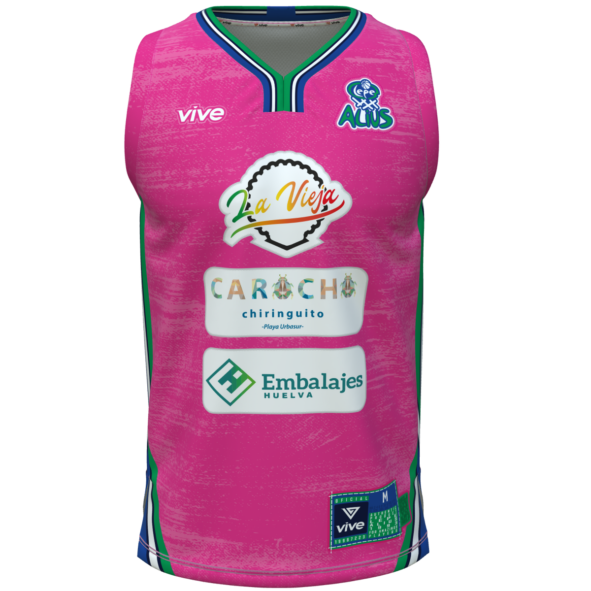 03. CAMISETA BASKET EVOLUTION ROSA ENTRENAMIENTO