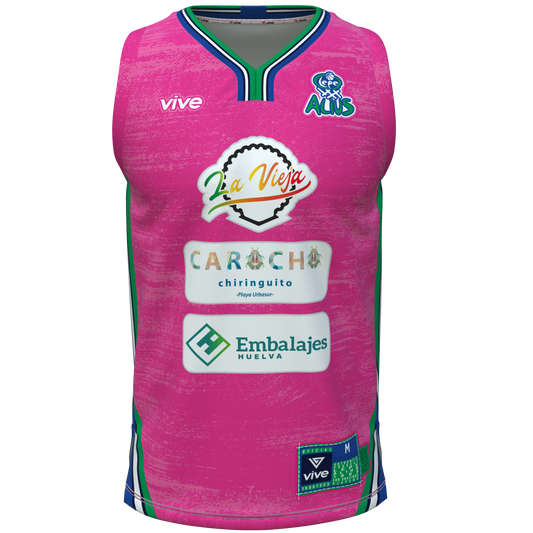 03. CAMISETA BASKET EVOLUTION ROSA ENTRENAMIENTO