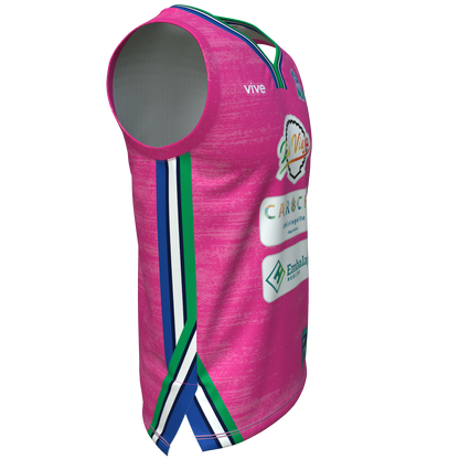 03. CAMISETA BASKET EVOLUTION ROSA ENTRENAMIENTO